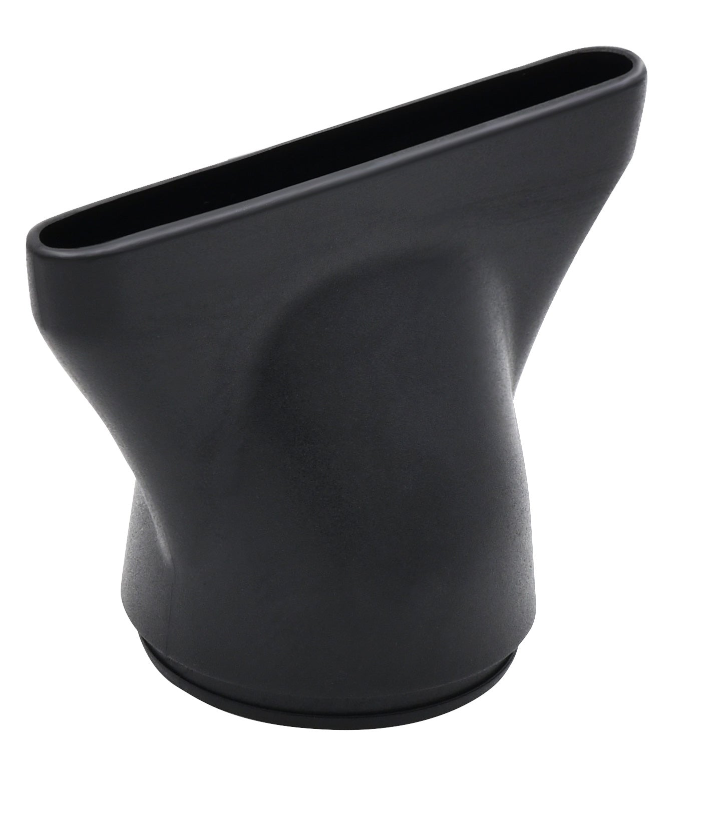 Black nozzle for hair dryers.