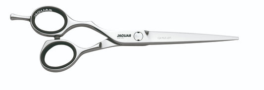 Hairdressing scissors with ergonomic design.
