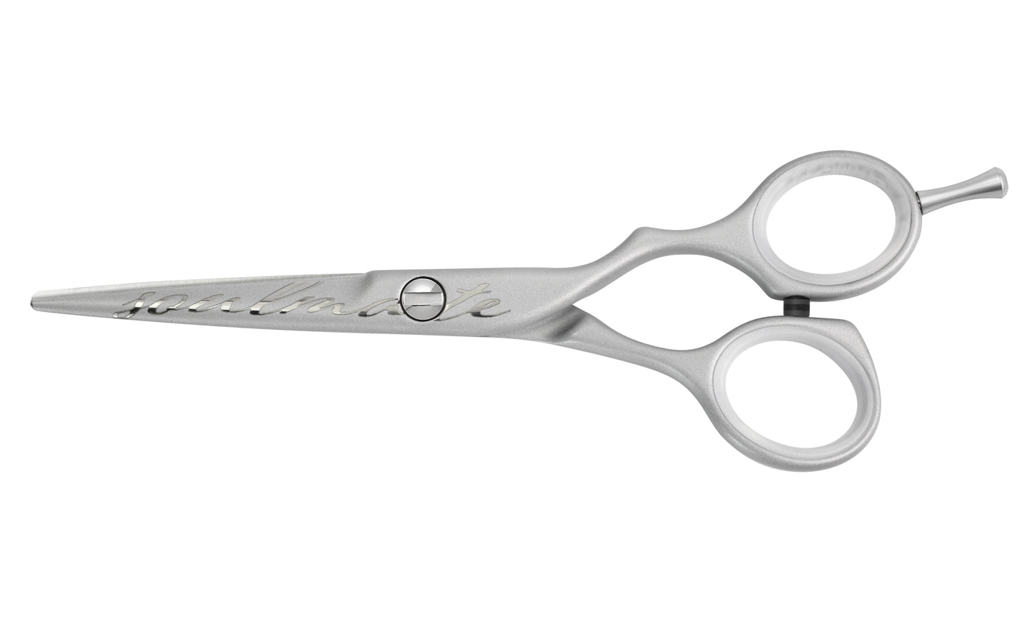 Hairdressing scissors engraved with "Soulmate."