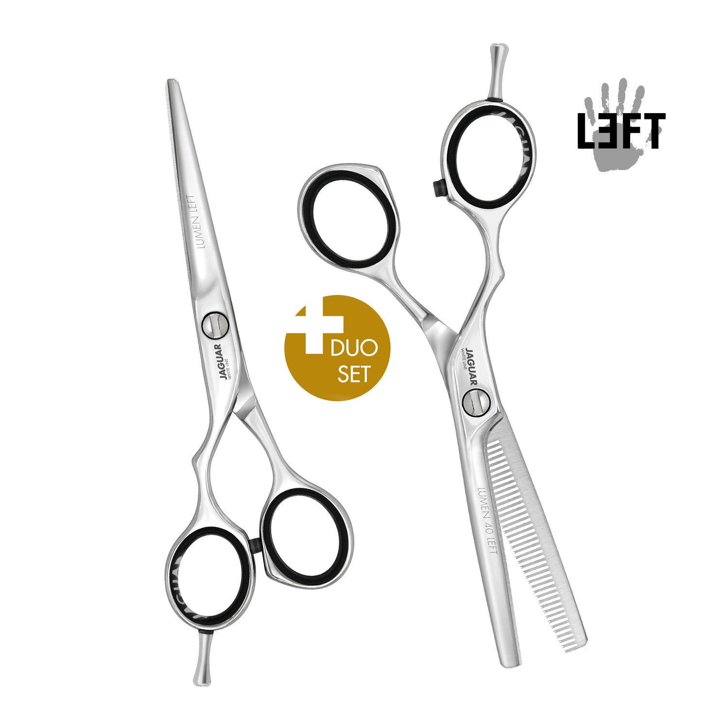 Lumen Haarschere 5,75 Left + Modellierschere 40 Left 5,25