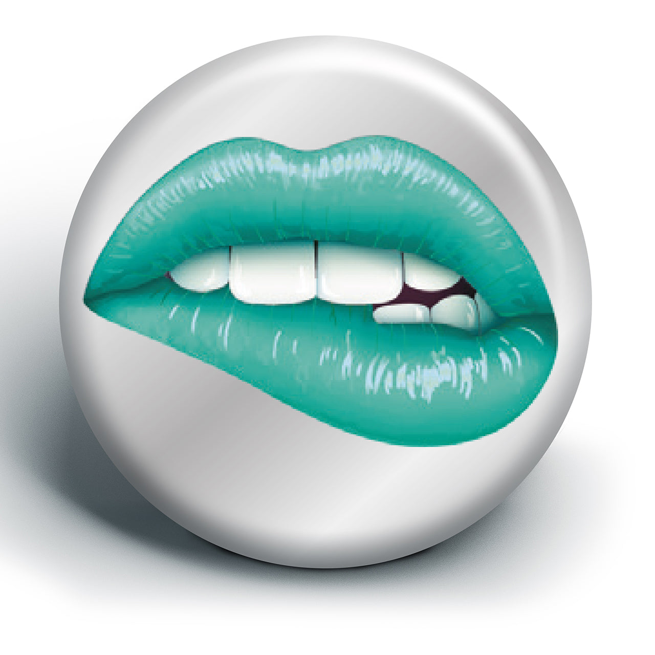 Colorful hairdressing scissors with pattern.