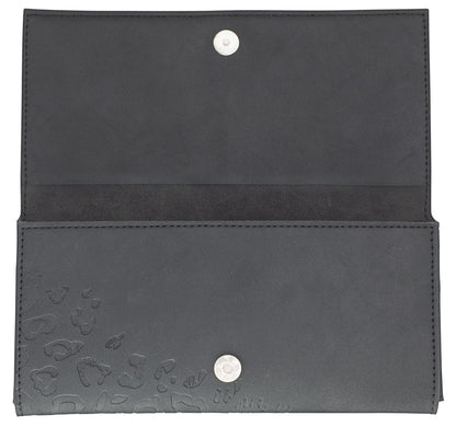 Open scissor case with two pairs of scissors.