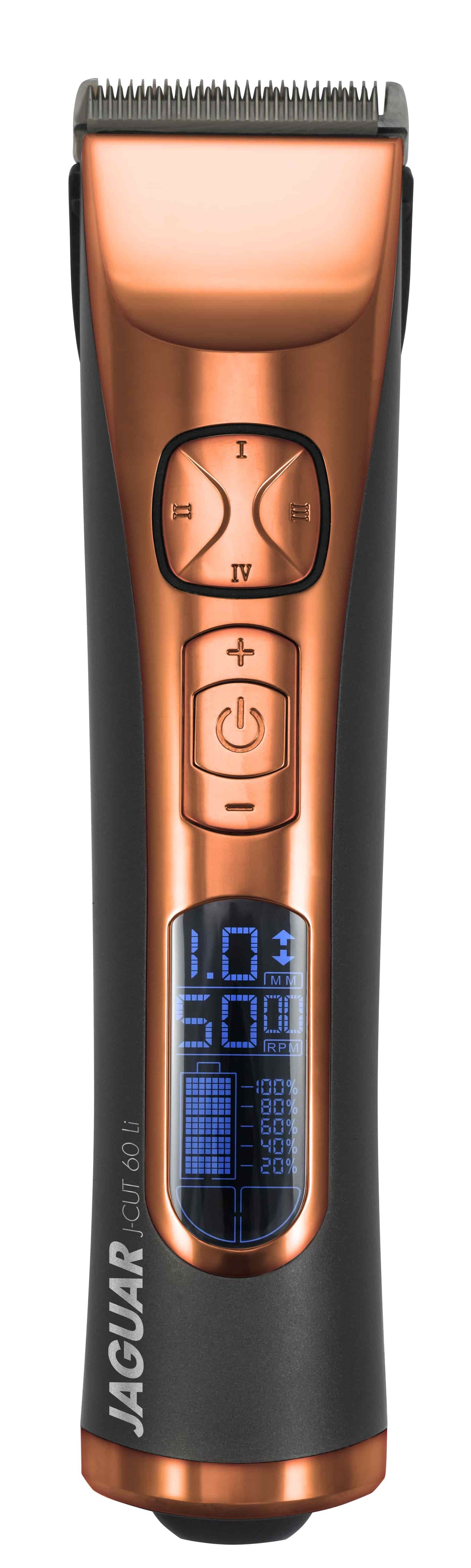 Electric hair clipper with display.