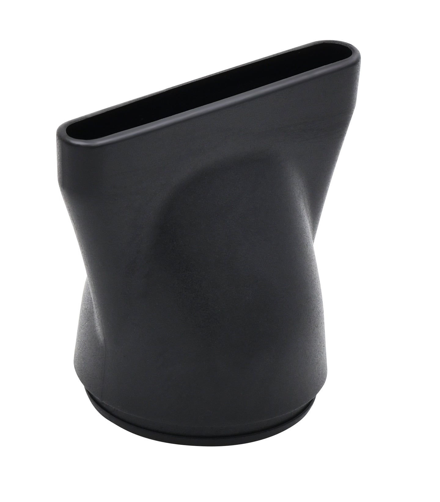 Black nozzle for hair dryers.