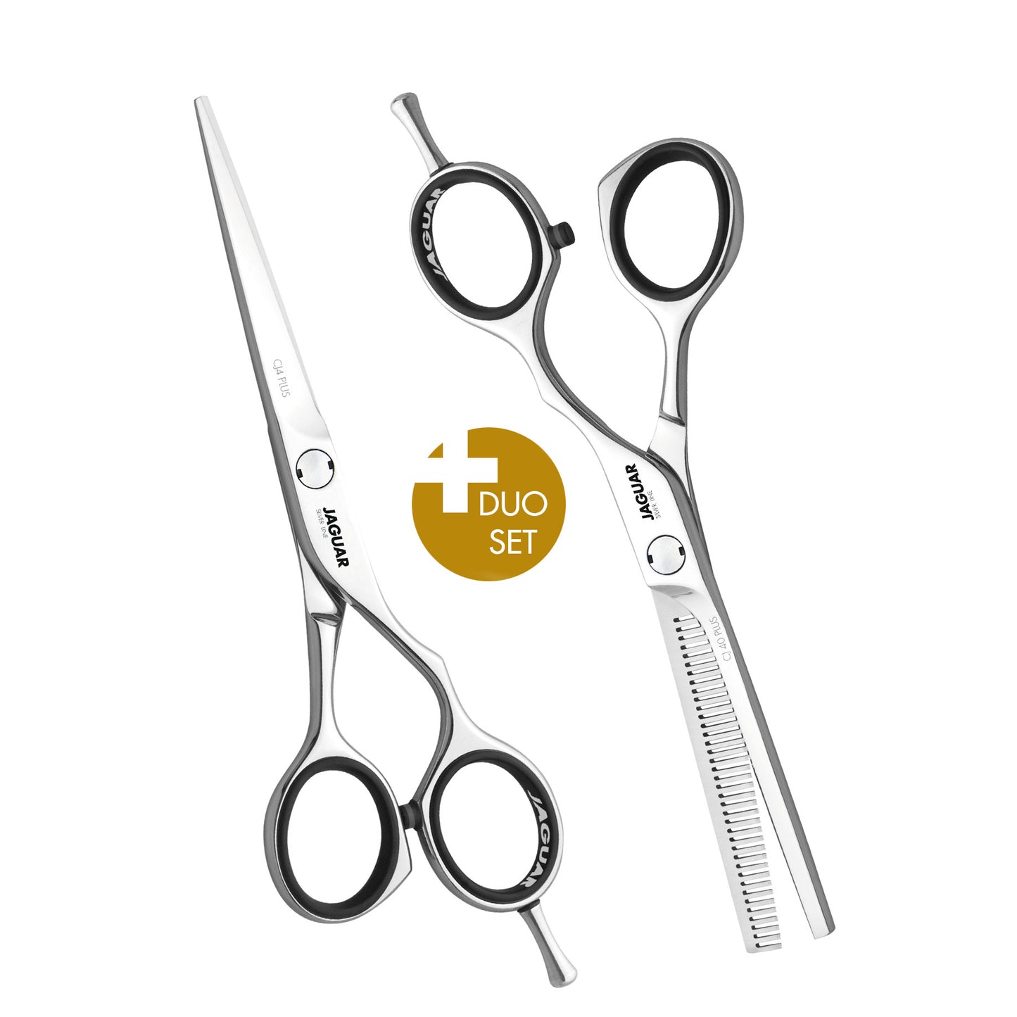 CJ4 Plus Duo 5.5 – Haarschere + CJ 40 Plus Modellierschere