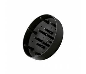 Black diffuser for hair dryers.