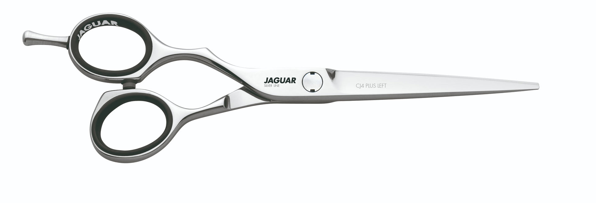 Hairdressing scissors with ergonomic design.
