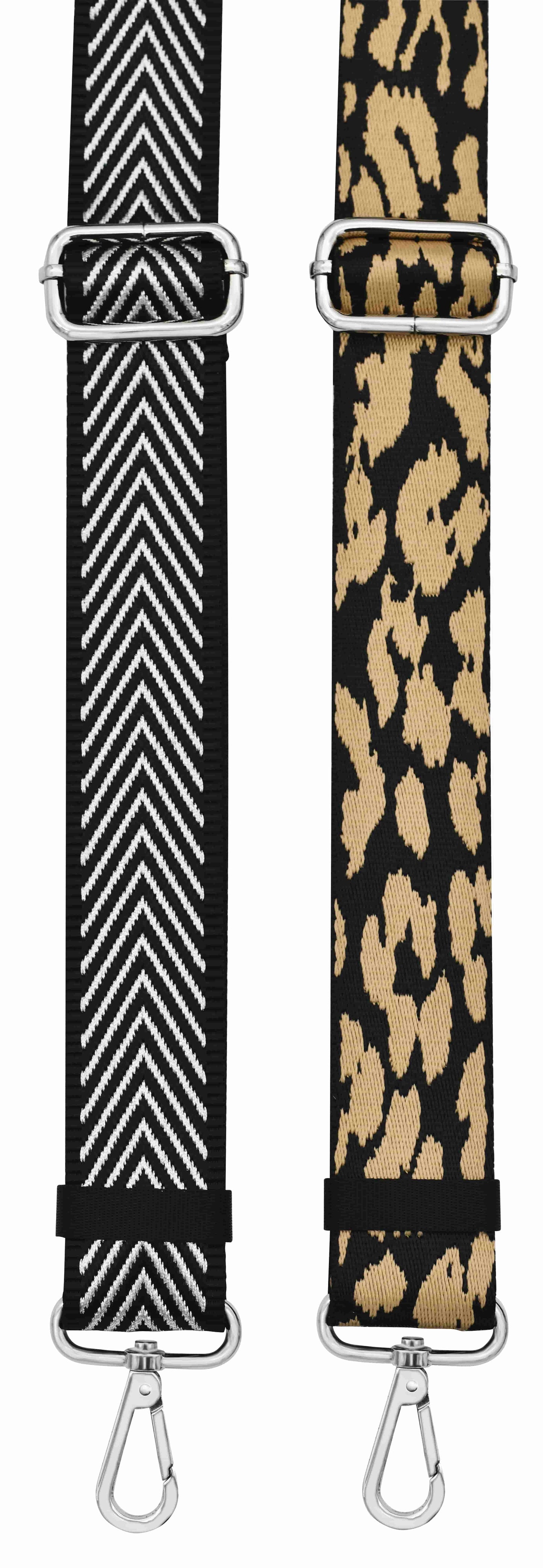 Black hairdresser's bag with strap.