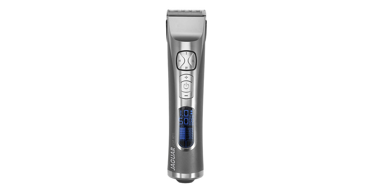 Hair clipper with LED display.
