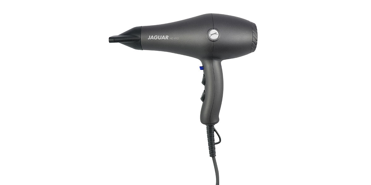Hair dryer in black.