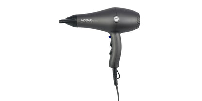 Hair dryer in black.