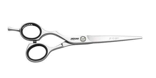 Hairdressing scissors with ergonomic design.