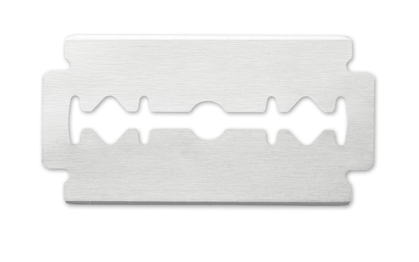 Razor blade in packaging, Jaguar logo.