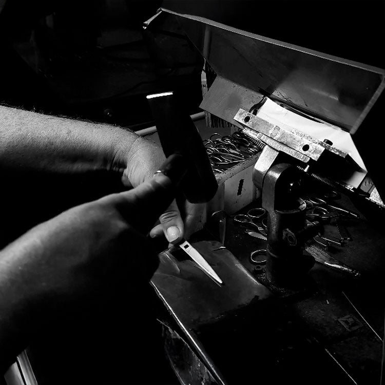 Solingen craftsmanship in black and white.