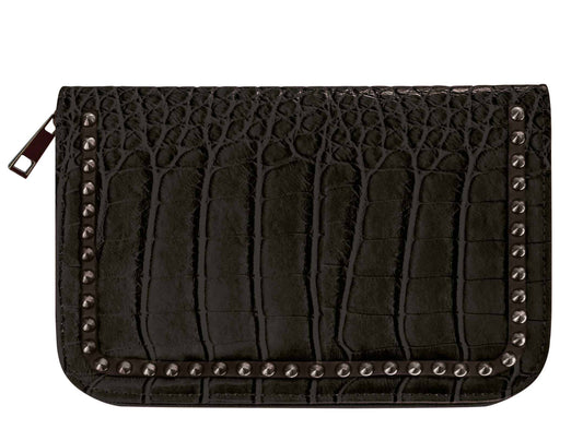 Black case with studs.